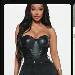 Black Bustier Top! Never been worn!